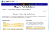 Estimated Value of Magnetic Declination